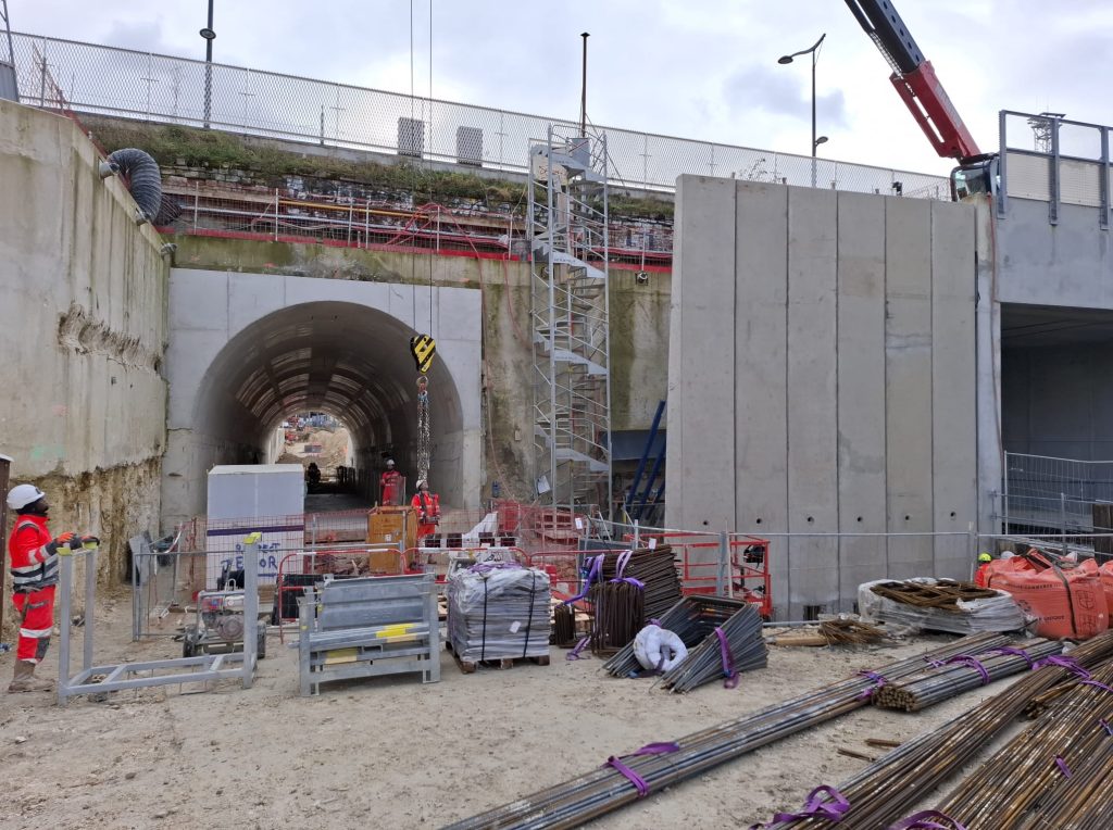 SNCF TECHNICENTRE SUD-EST EUROPEEN 4.0 Tunnel Routier sous BD Poniatowski PARIS 75012- - Maîtrise Ingénierie Management (MIM) Ingénieurs Conseils - Crédit Photo Chantiers Modernes Construction - (Filiale de Vinci)